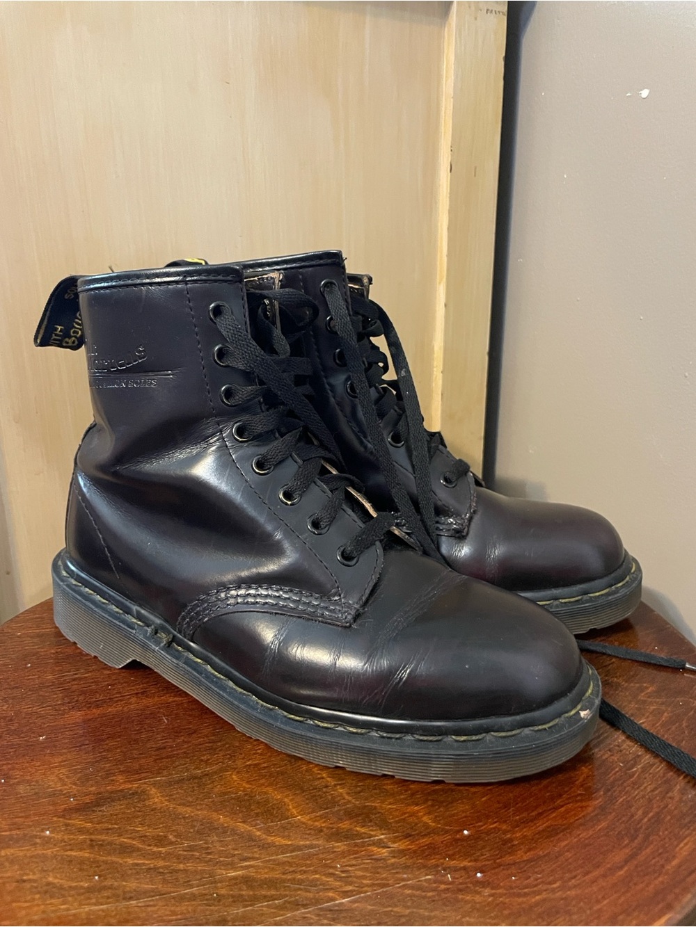 Original 90’s Leather Made In England Dr Martens boots